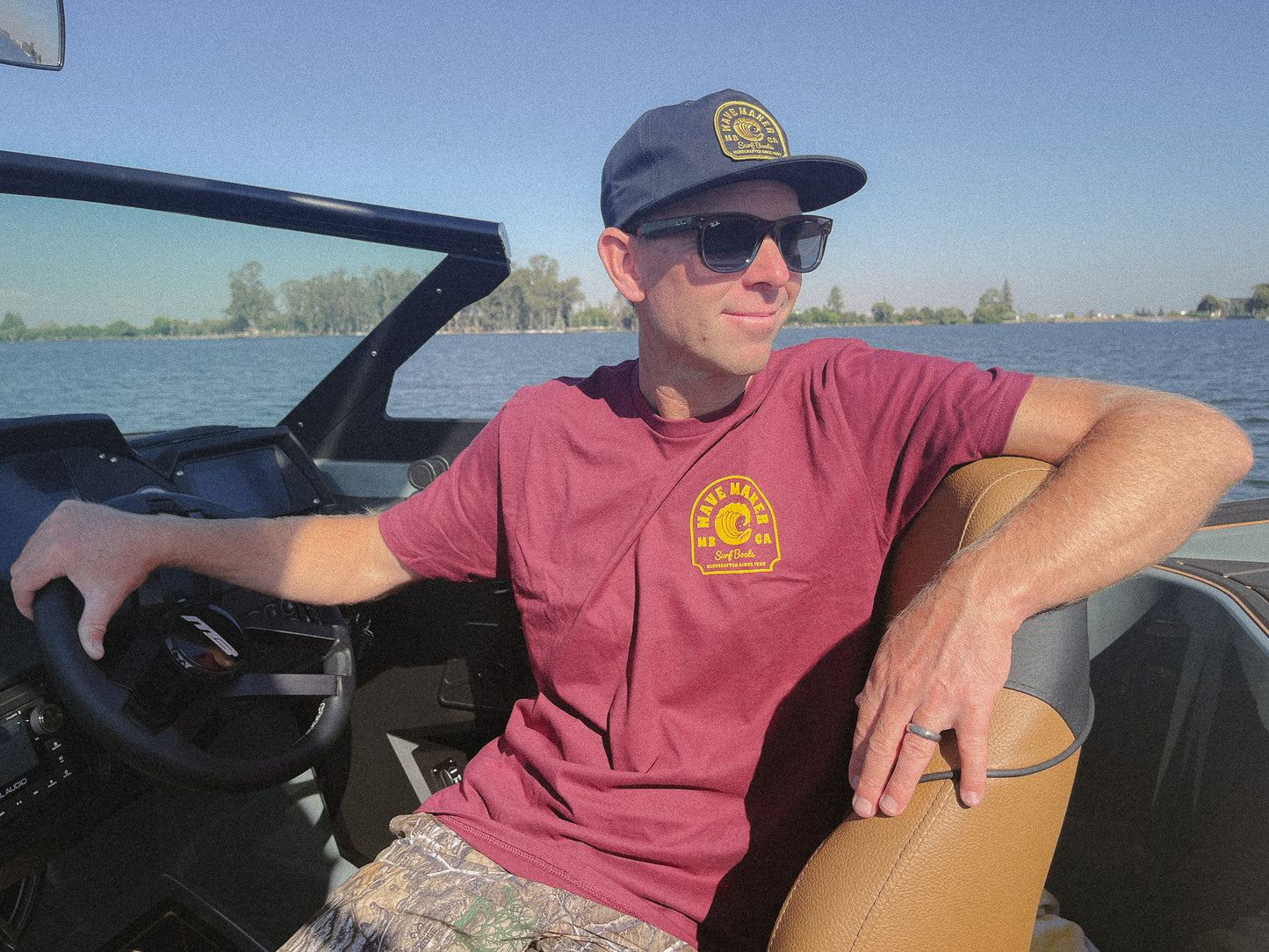 WAVE MAKER GOLD PATCH HAT